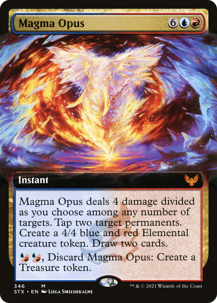Magma Opus (Extended Art) (346) Foil - Strixhaven: School of Mages