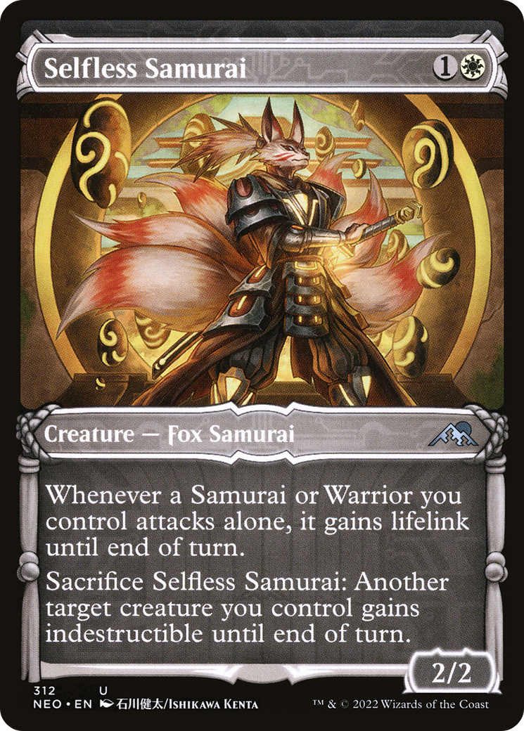 Selfless Samurai (Showcase) (312) - Kamigawa: Neon Dynasty