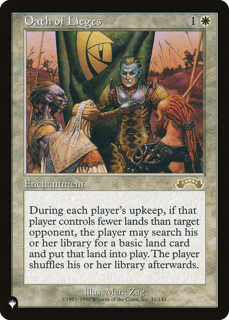 Oath of Lieges (Retro) (11/143) - The List