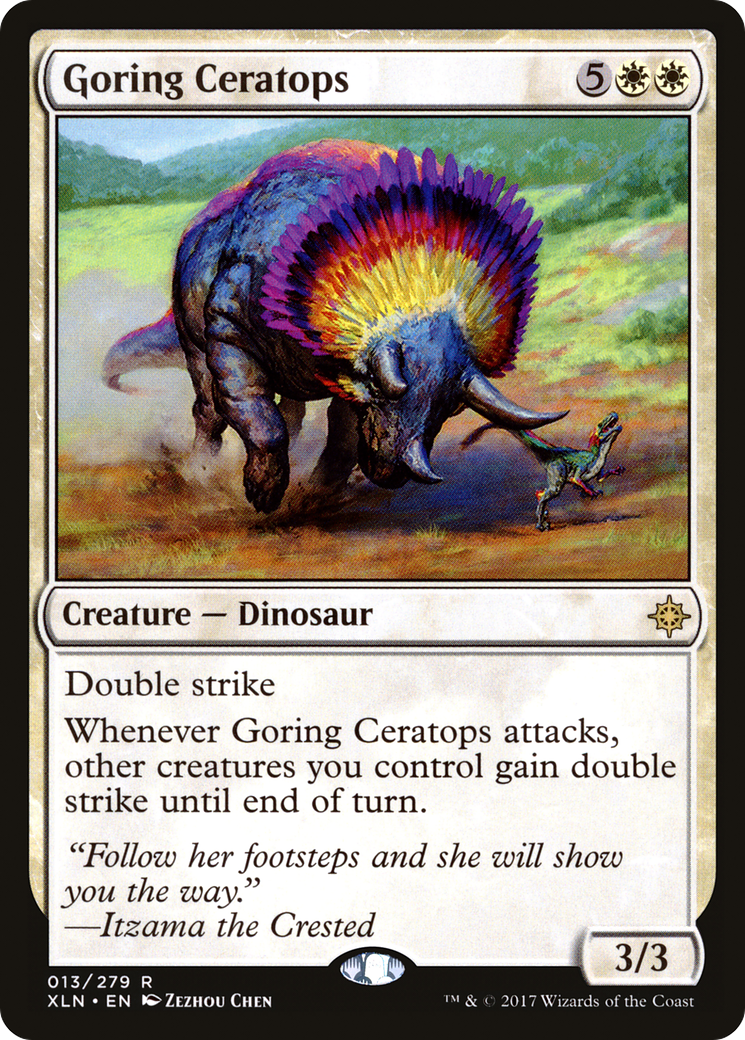Goring Ceratops (013) - Ixalan