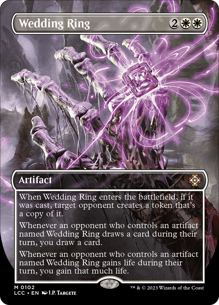 Wedding Ring (Borderless) (102) Foil - The Lost Caverns of Ixalan Commander