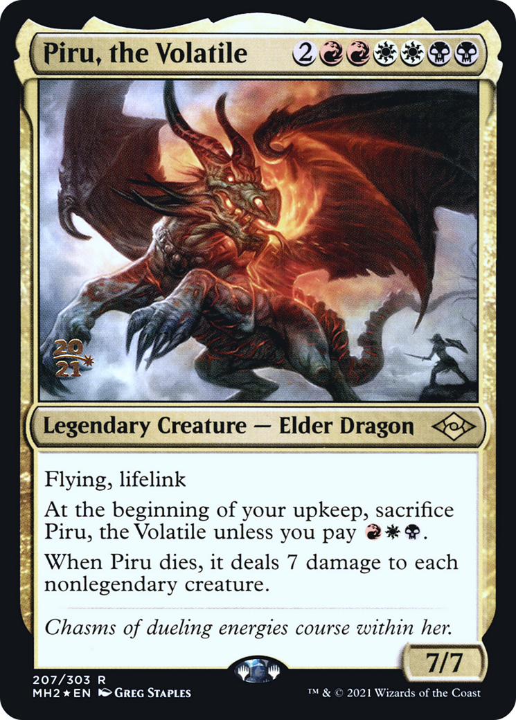 Piru, the Volatile (207s) Foil - Modern Horizons 2 Promos