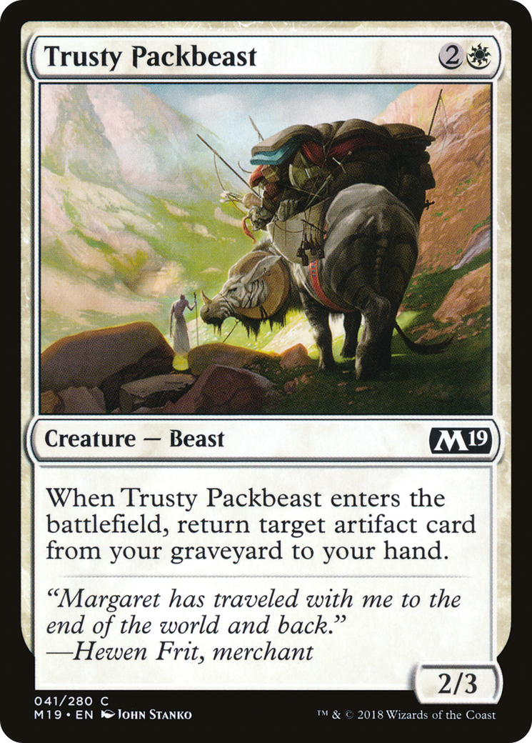Trusty Packbeast (041) - Core Set 2019