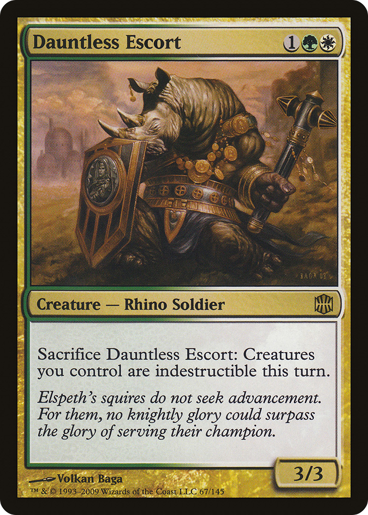 Dauntless Escort (067) Foil - Alara Reborn