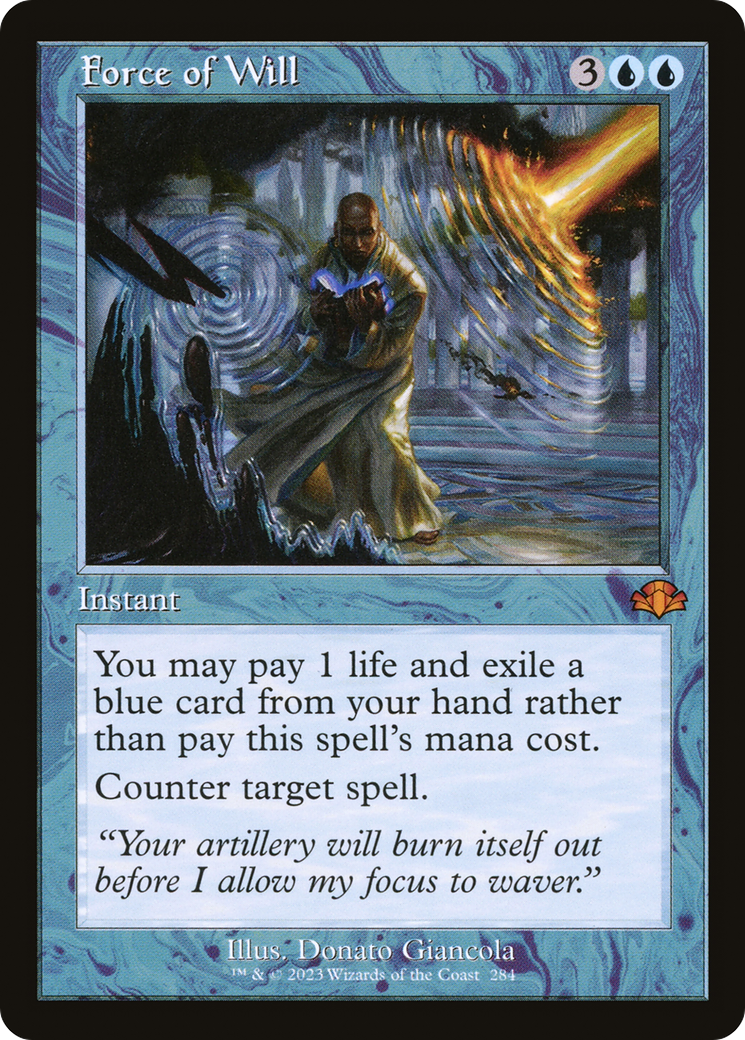 Force of Will (Retro) (284) - Dominaria Remastered