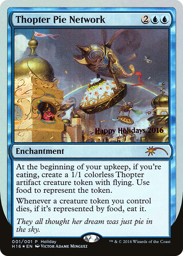 Thopter Pie Network (001) Foil - Happy Holidays