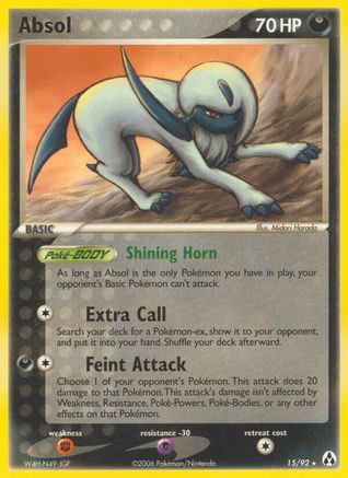 Absol (15) Reverse Holofoil - Legend Maker