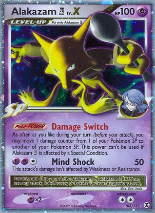 Alakazam E4 Lv.X (103) Holofoil - Rising Rivals