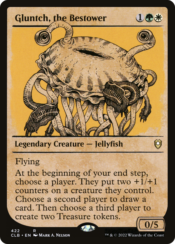 Gluntch, the Bestower (Showcase) (422) Foil - Commander Legends: Battle for Baldur's Gate