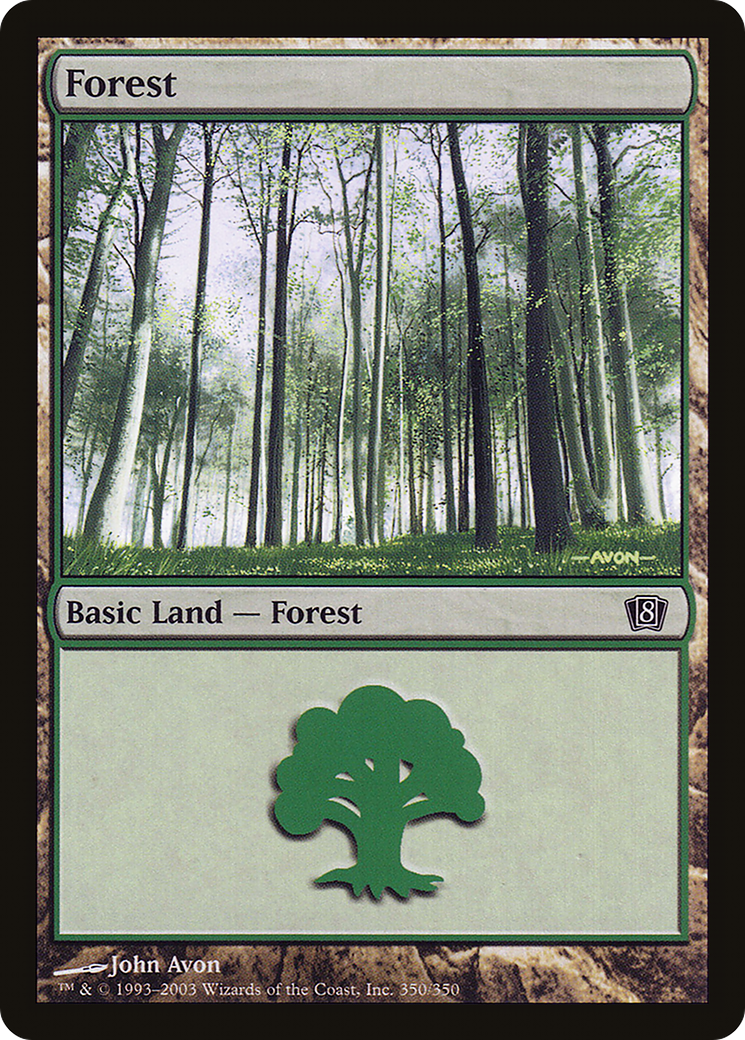 Forest (350) Foil - Eighth Edition
