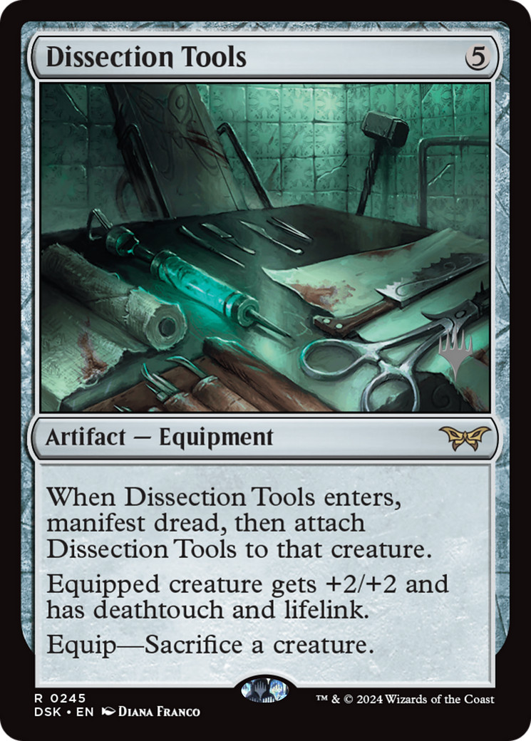 Dissection Tools (245) Foil - Duskmourn: House of Horror Promos