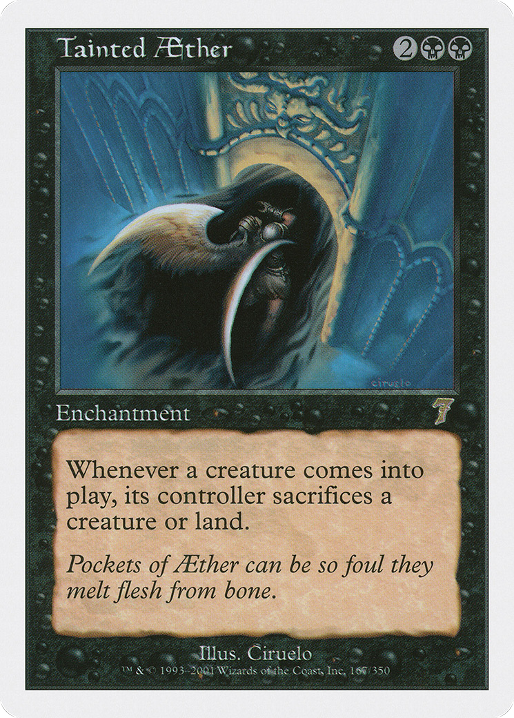 Tainted Aether (167) Foil - Seventh Edition