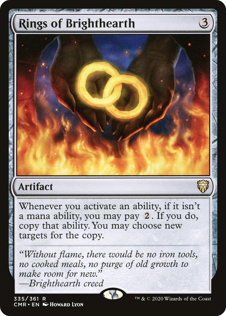 Rings of Brighthearth (335) Foil - Commander Legends