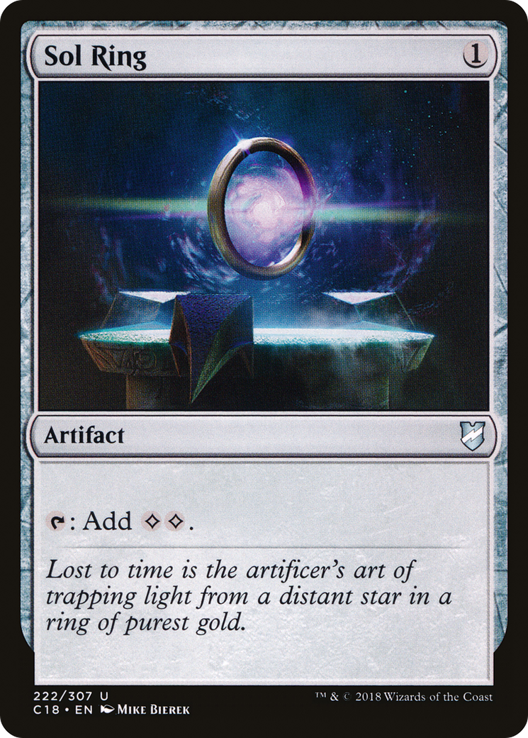 Sol Ring (222) - Commander 2018