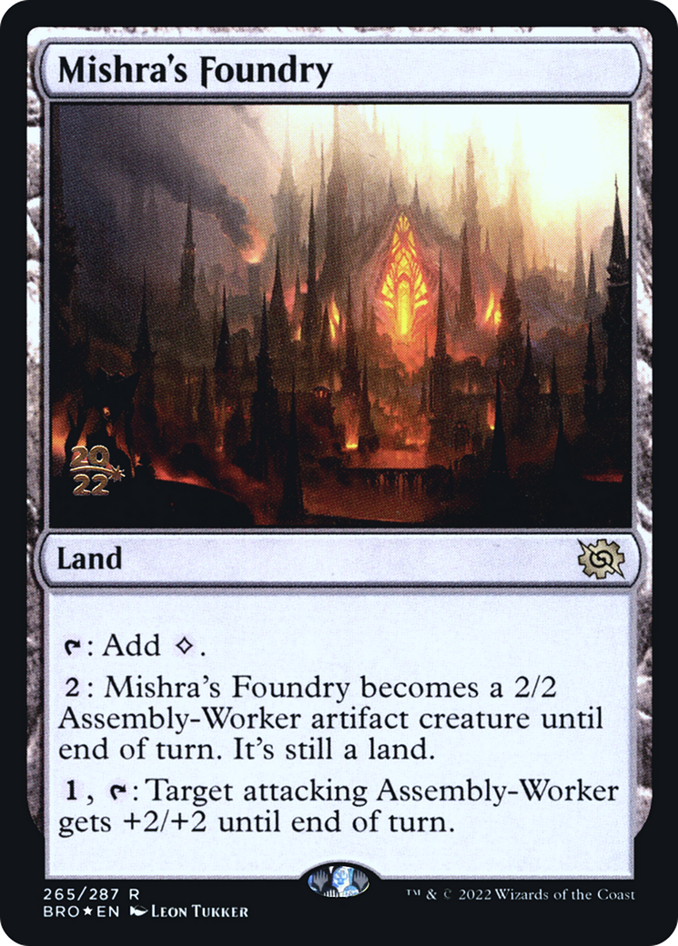 Mishra's Foundry (265) Foil - The Brothers' War Promos