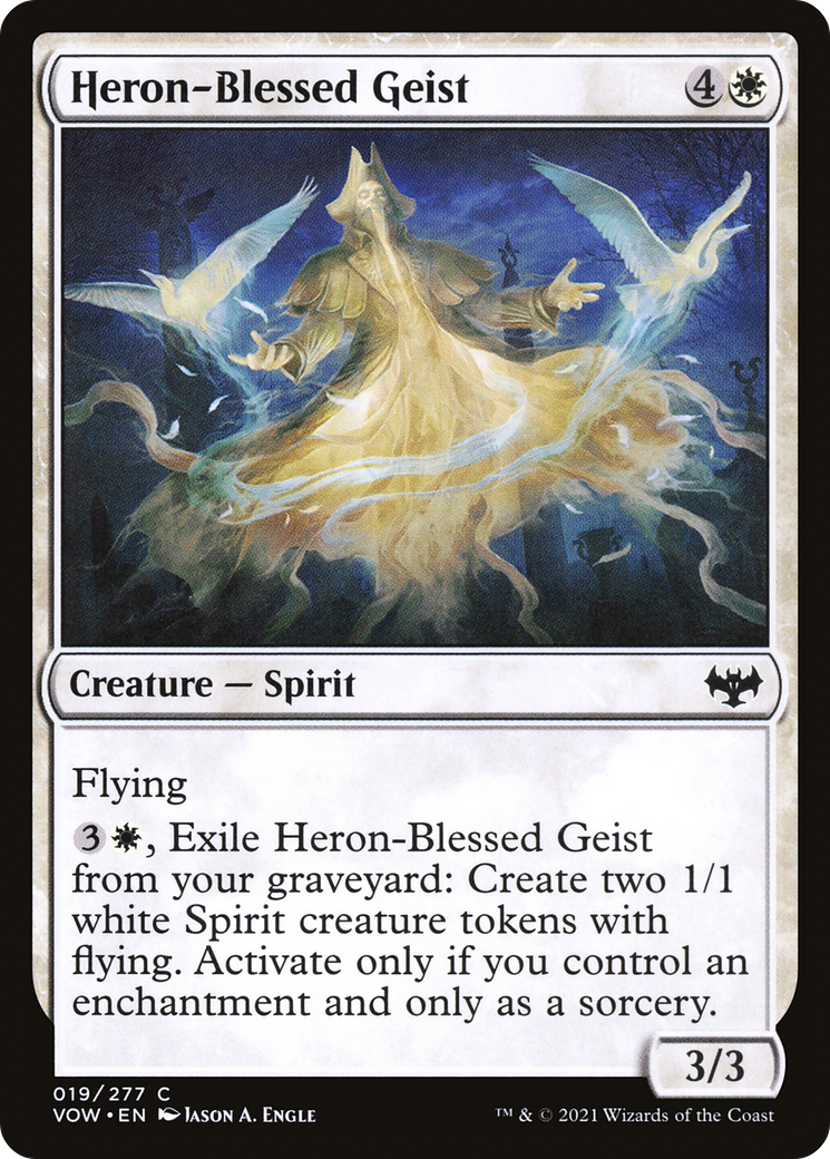 Heron-Blessed Geist (019) - Innistrad: Crimson Vow