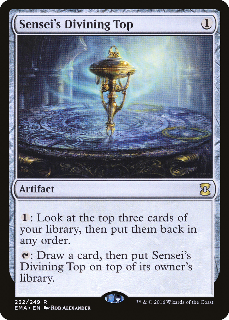 Sensei's Divining Top (232) Foil - Eternal Masters