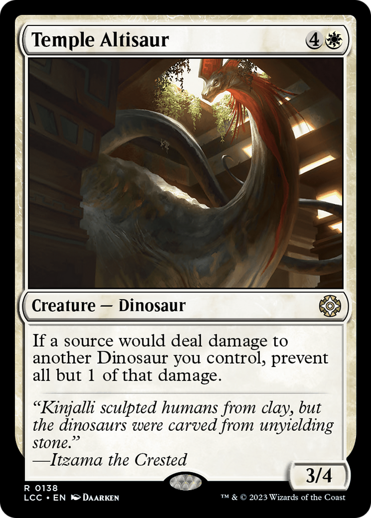 Temple Altisaur (138) - The Lost Caverns of Ixalan Commander