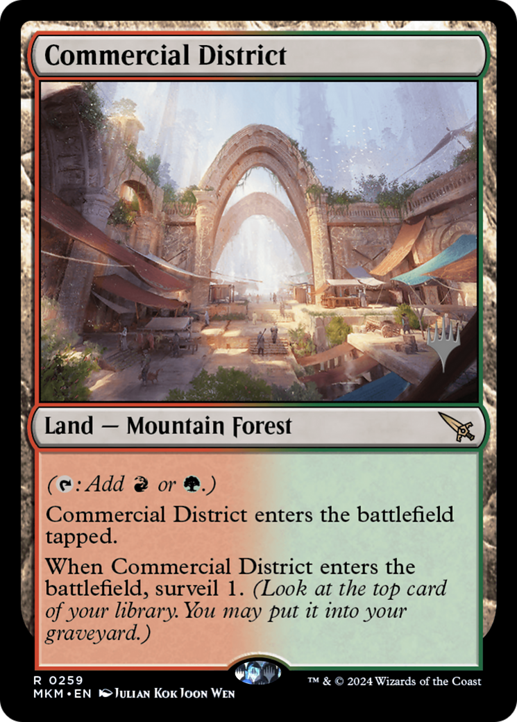 Commercial District (259) Foil - Murders at Karlov Manor Promos