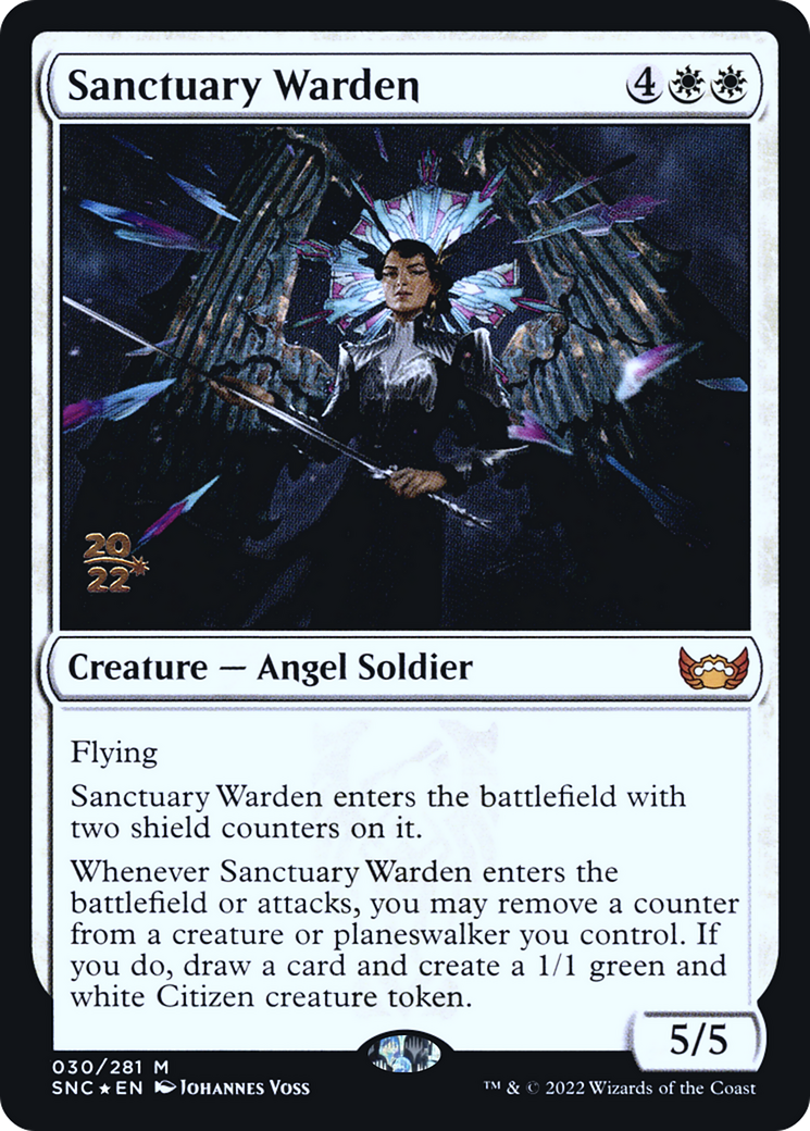 Sanctuary Warden (30s) Foil - Streets of New Capenna Promos