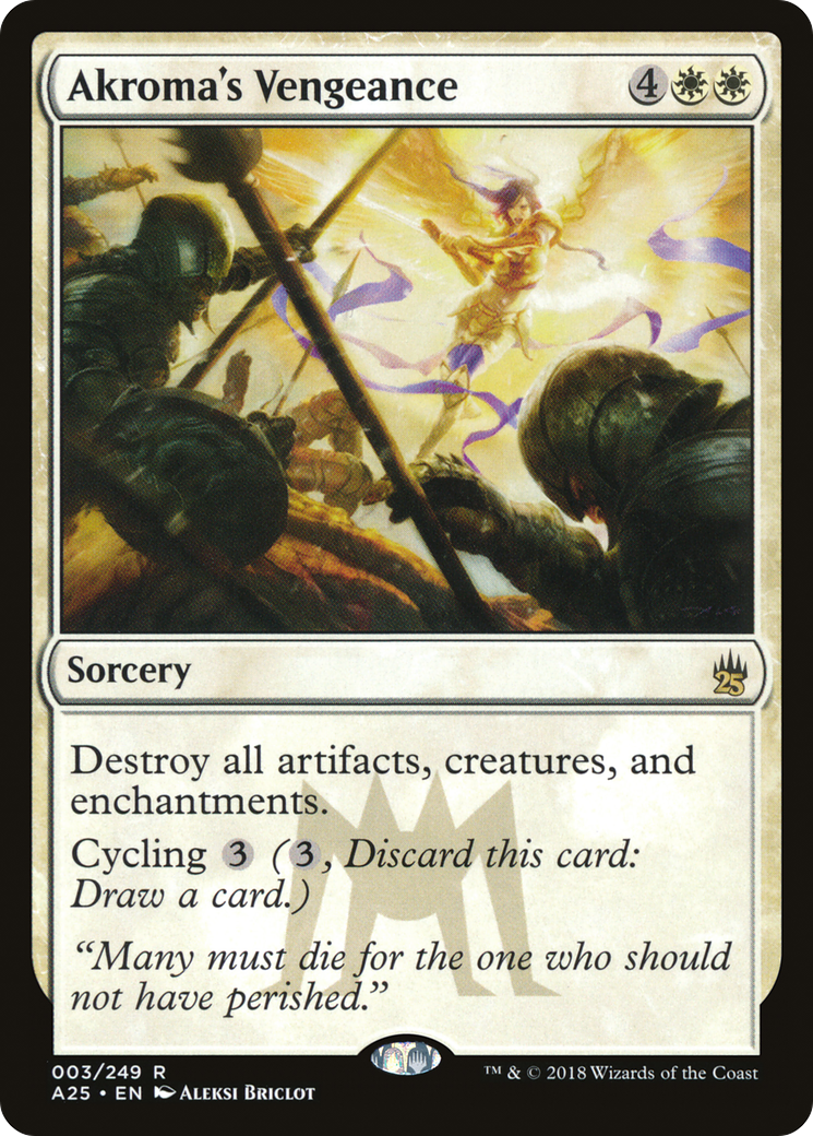 Akroma's Vengeance (003) Foil - Masters 25
