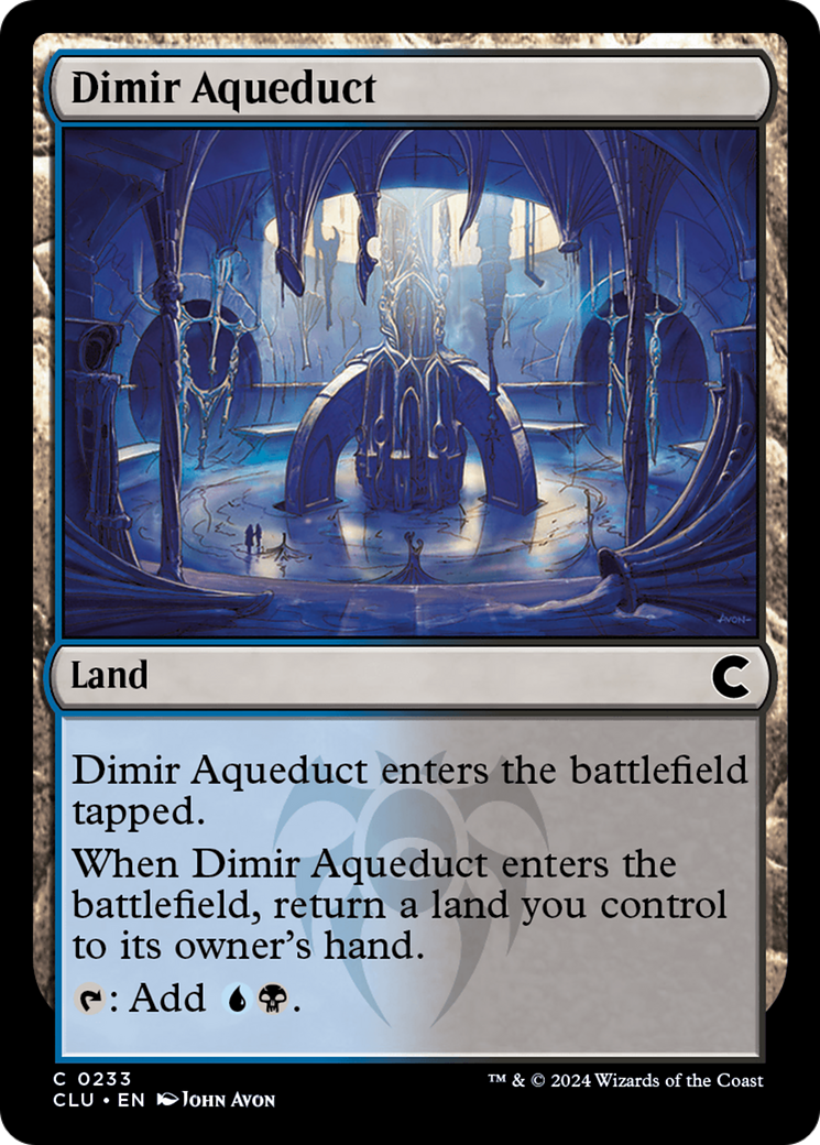 Dimir Aqueduct (233) - Ravnica: Clue Edition