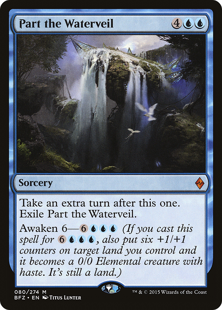 Part the Waterveil (080) Foil - Battle for Zendikar