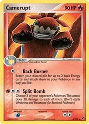 Camerupt - 4/107 (EX Deoxys) (4) - Deck Exclusives