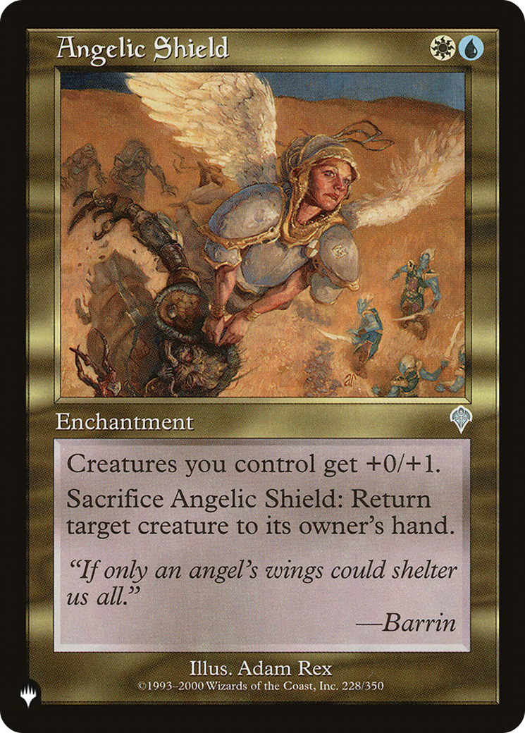 Angelic Shield (Retro) (228/350) - The List