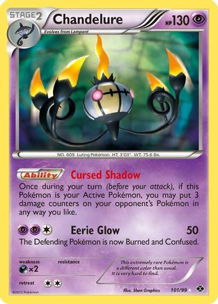 Chandelure (Secret) (101) Holofoil - Next Destinies