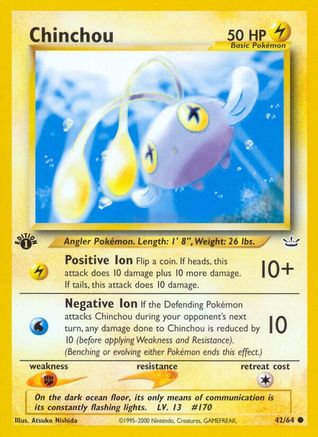 Chinchou (42) 1st Edition - Neo Revelation