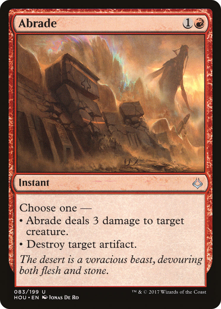 Abrade (083) Foil - Hour of Devastation