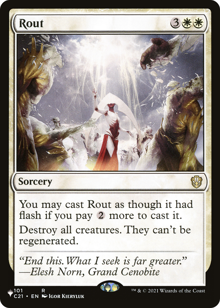 Rout (C21-101) - The List