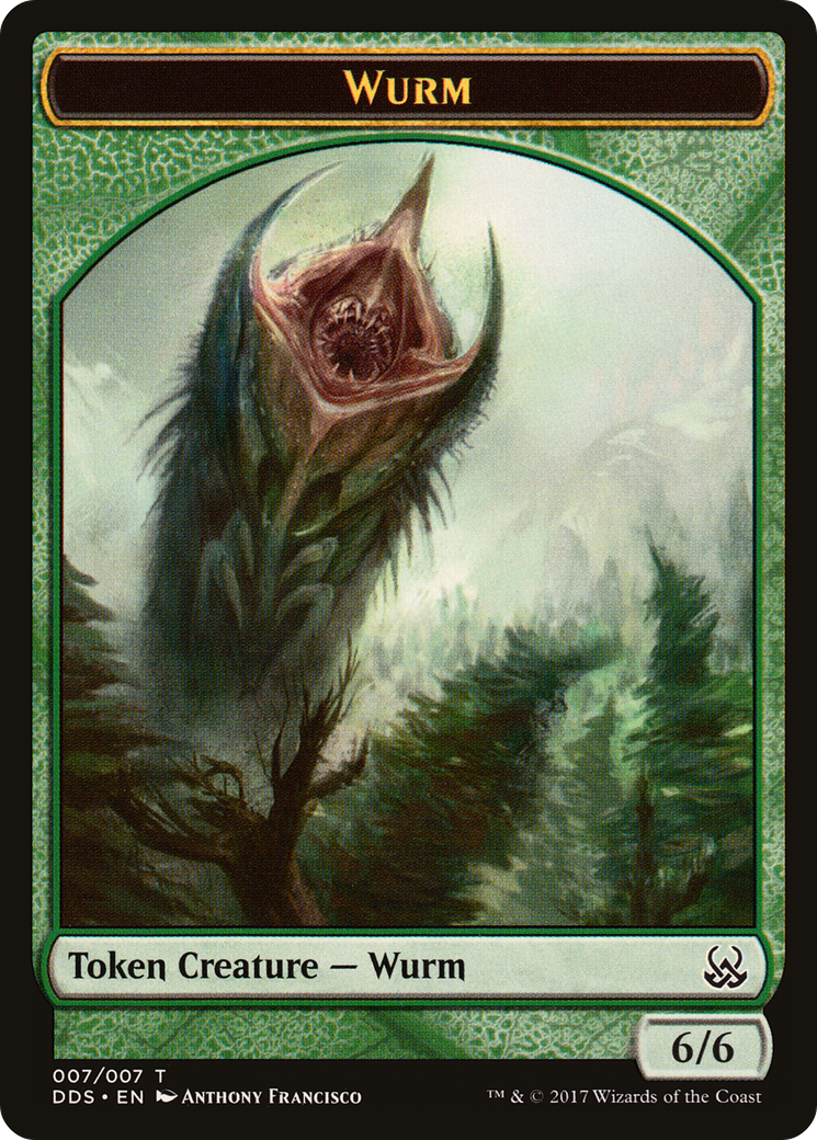 Wurm Token (007) - Duel Decks: Mind vs. Might Tokens