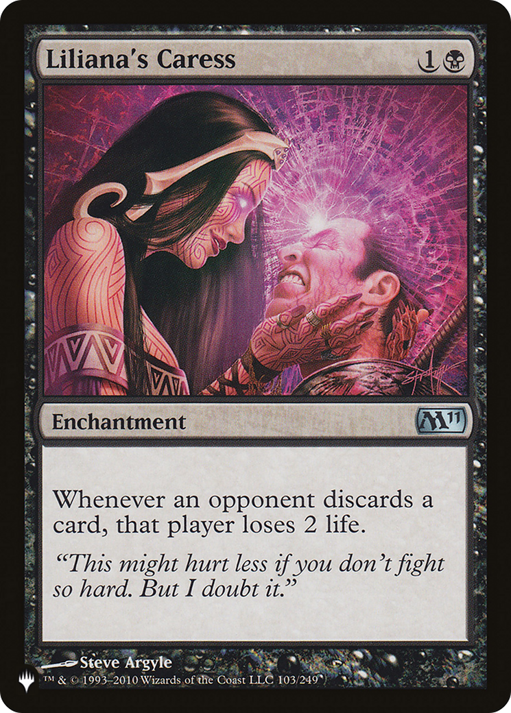Liliana's Caress (M11-103) - The List