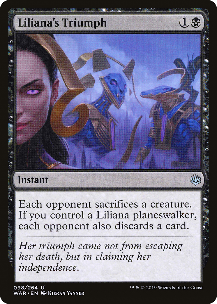 Liliana's Triumph (098) Foil - War of the Spark