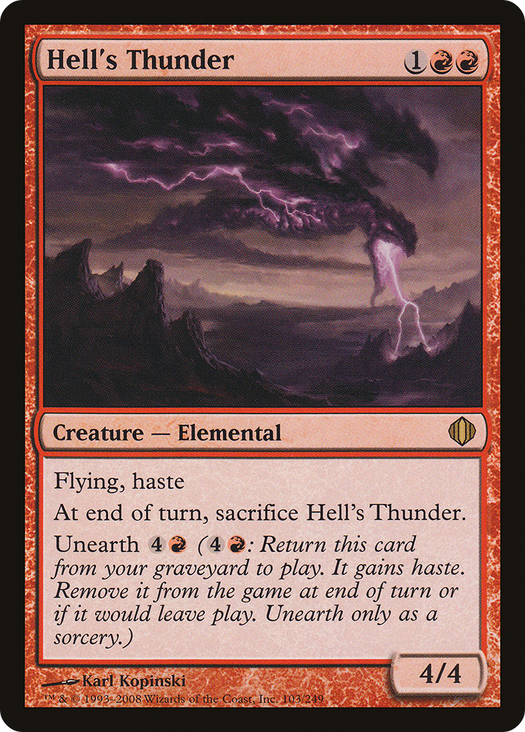 Hell's Thunder (103) Foil - Shards of Alara
