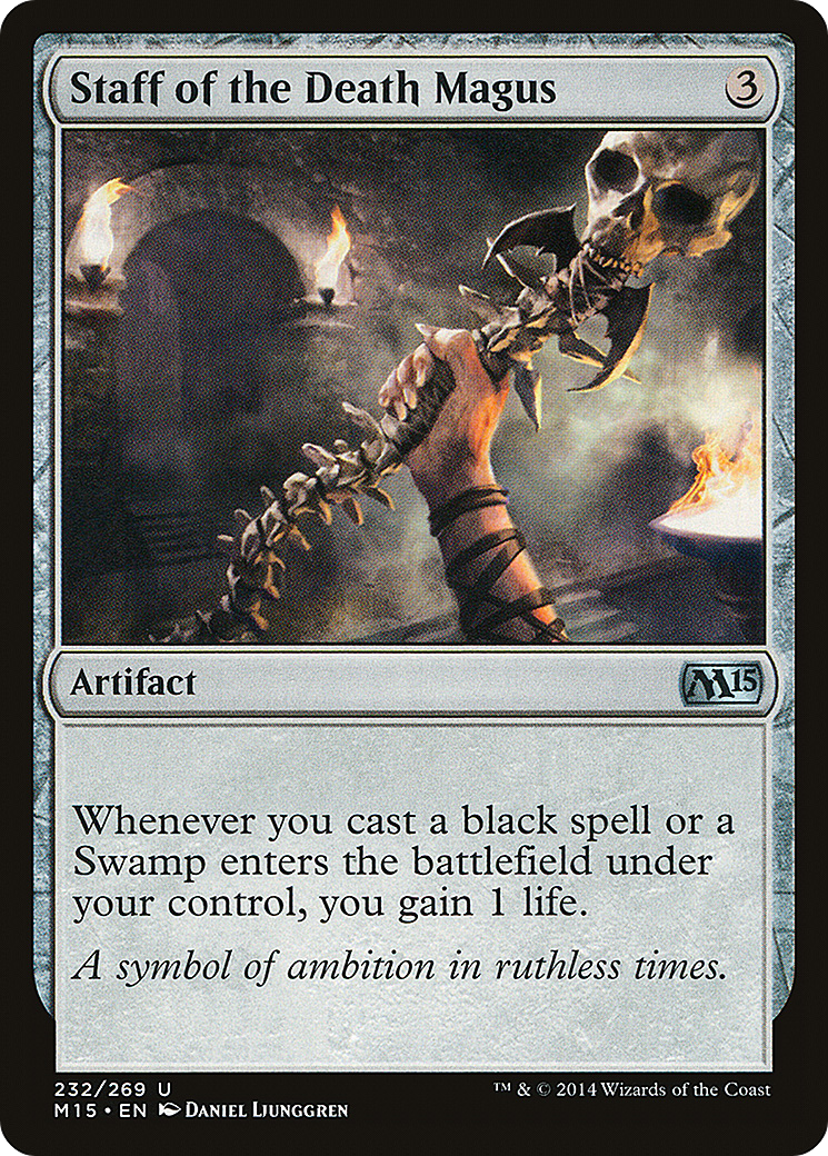Staff of the Death Magus (232) Foil - Magic 2015