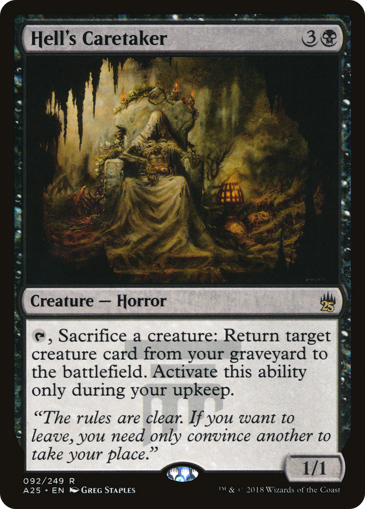 Hell's Caretaker (092) Foil - Masters 25