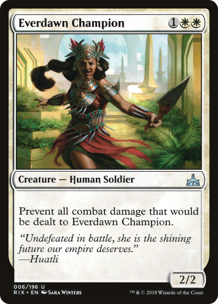 Everdawn Champion (006) Foil - Rivals of Ixalan