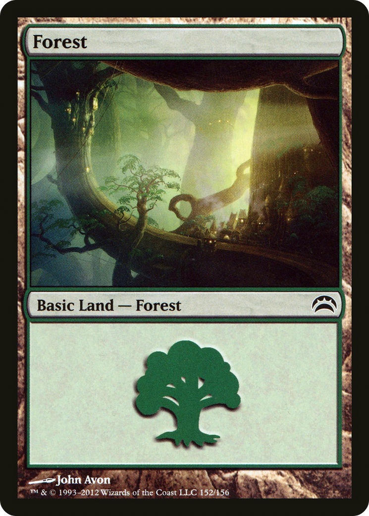 Forest (152) Foil - Planechase 2012