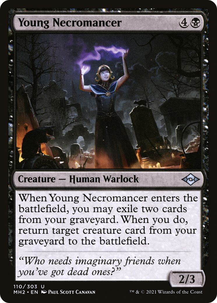 Young Necromancer (110) Foil - Modern Horizons 2