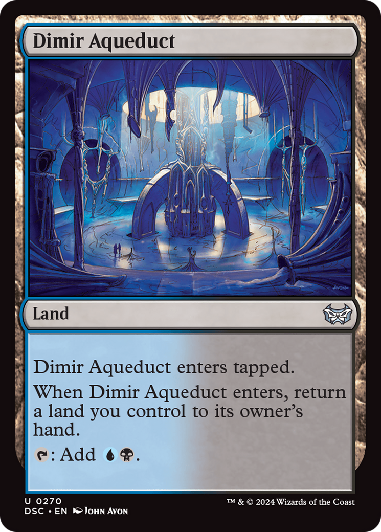 Dimir Aqueduct (270) - Duskmourn: House of Horror Commander