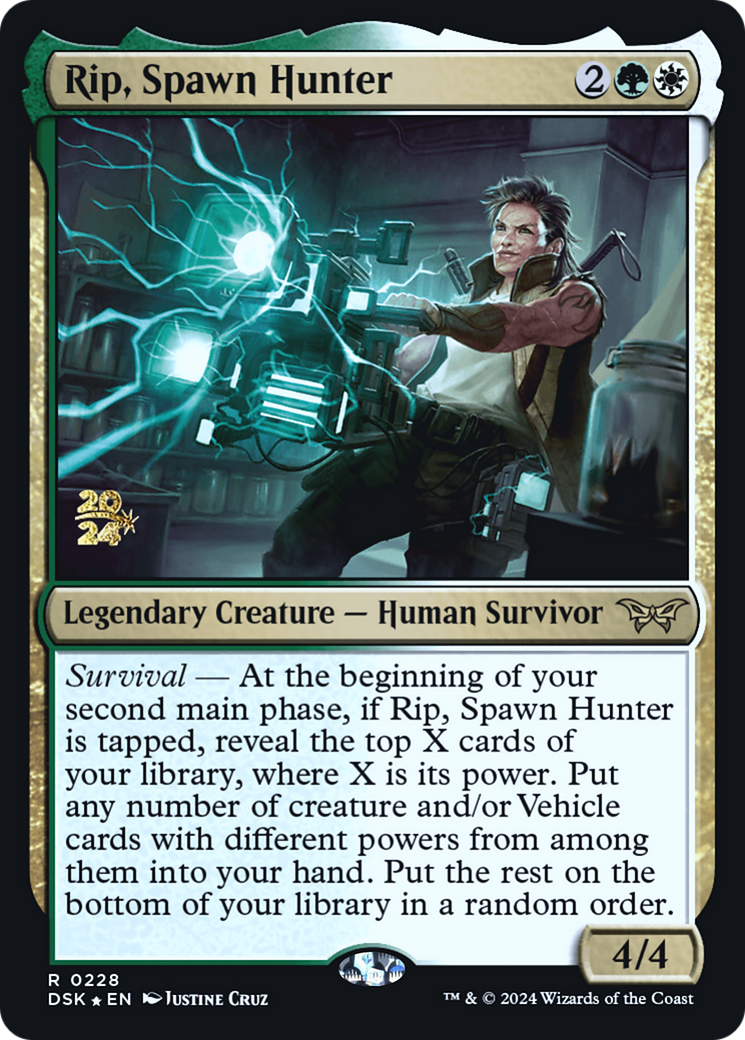 Rip, Spawn Hunter (228) Foil - Duskmourn: House of Horror Promos