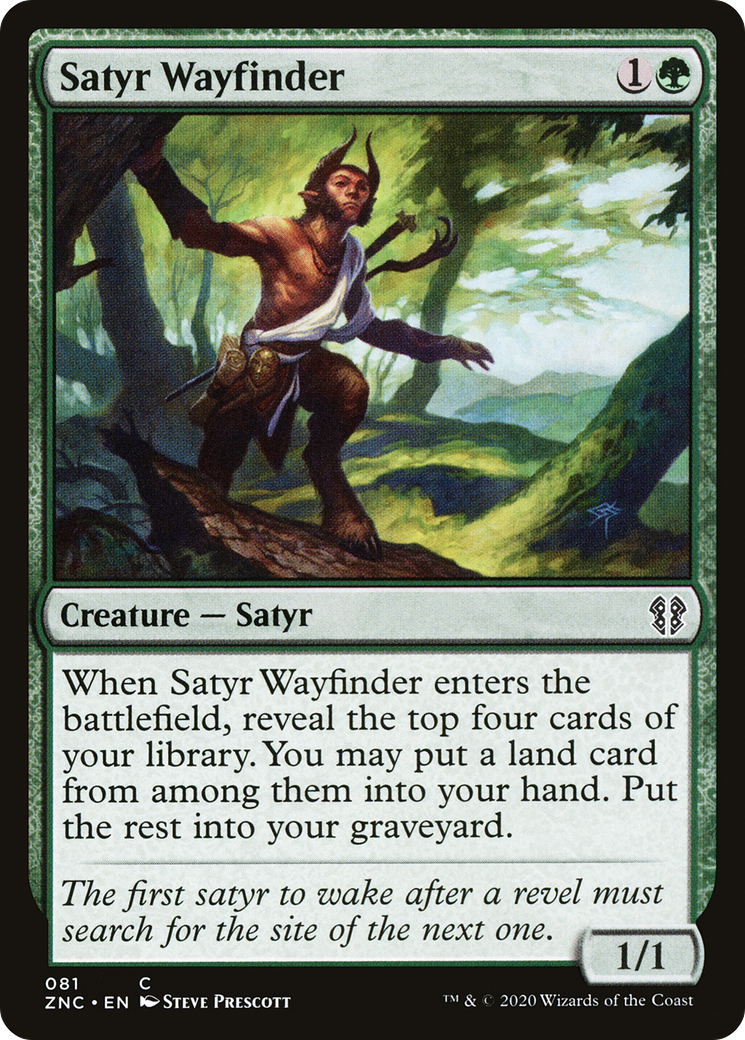 Satyr Wayfinder (081) - Zendikar Rising Commander