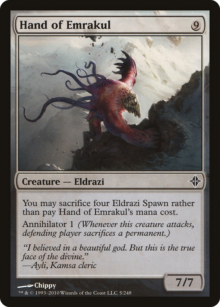 Hand of Emrakul (005) Foil - Rise of the Eldrazi