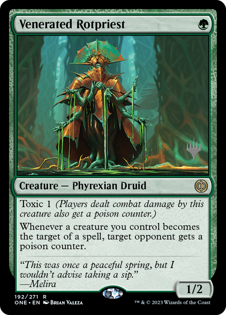 Venerated Rotpriest (192) - Phyrexia: All Will Be One Promos