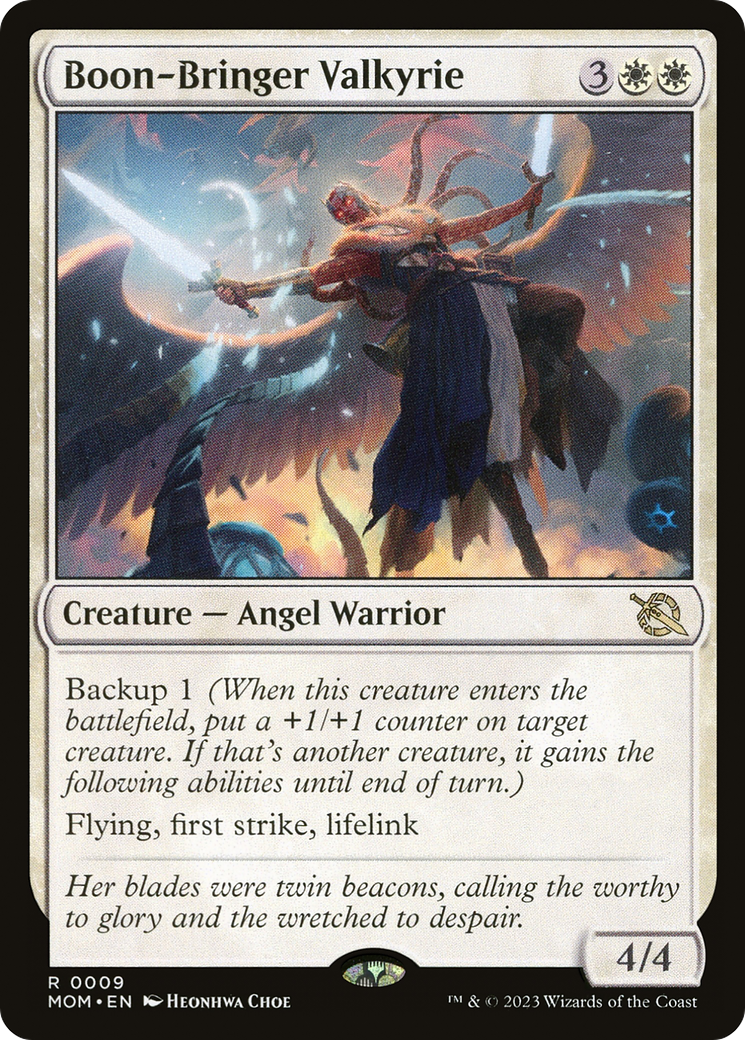 Boon-Bringer Valkyrie (009) Foil - March of the Machine