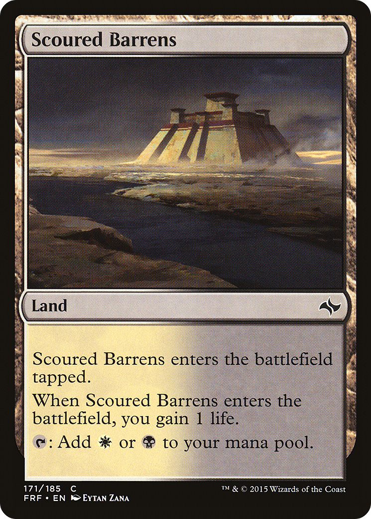 Scoured Barrens (171) Foil - Fate Reforged