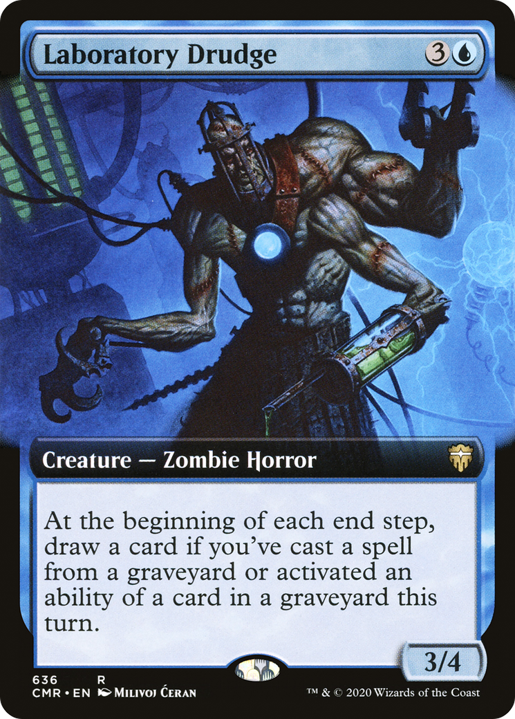 Laboratory Drudge (Extended Art) (636) Foil - Commander Legends